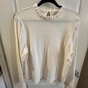 J. Crew Women's Ivory Sweater Blouse